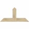 Ekena Millwork Portland Rough Sawn Timber Gable Bracket, Douglas Fir, 48"W x 24"H x 6"D x 6"F, 12/12 Pitch GBW048X24X0606POR00RDF - alternate 1